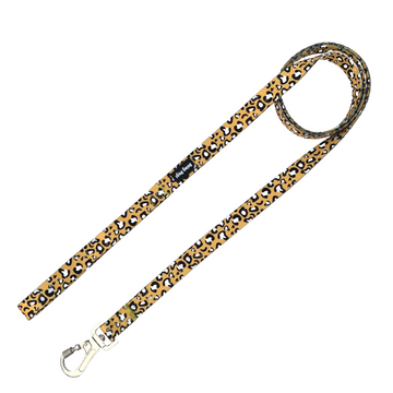 Animal Print Dog Leash With Metal Hook