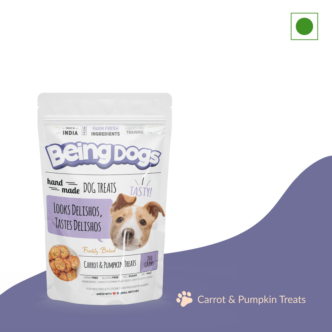 Carrot & Pumpkin Treats For Dogs