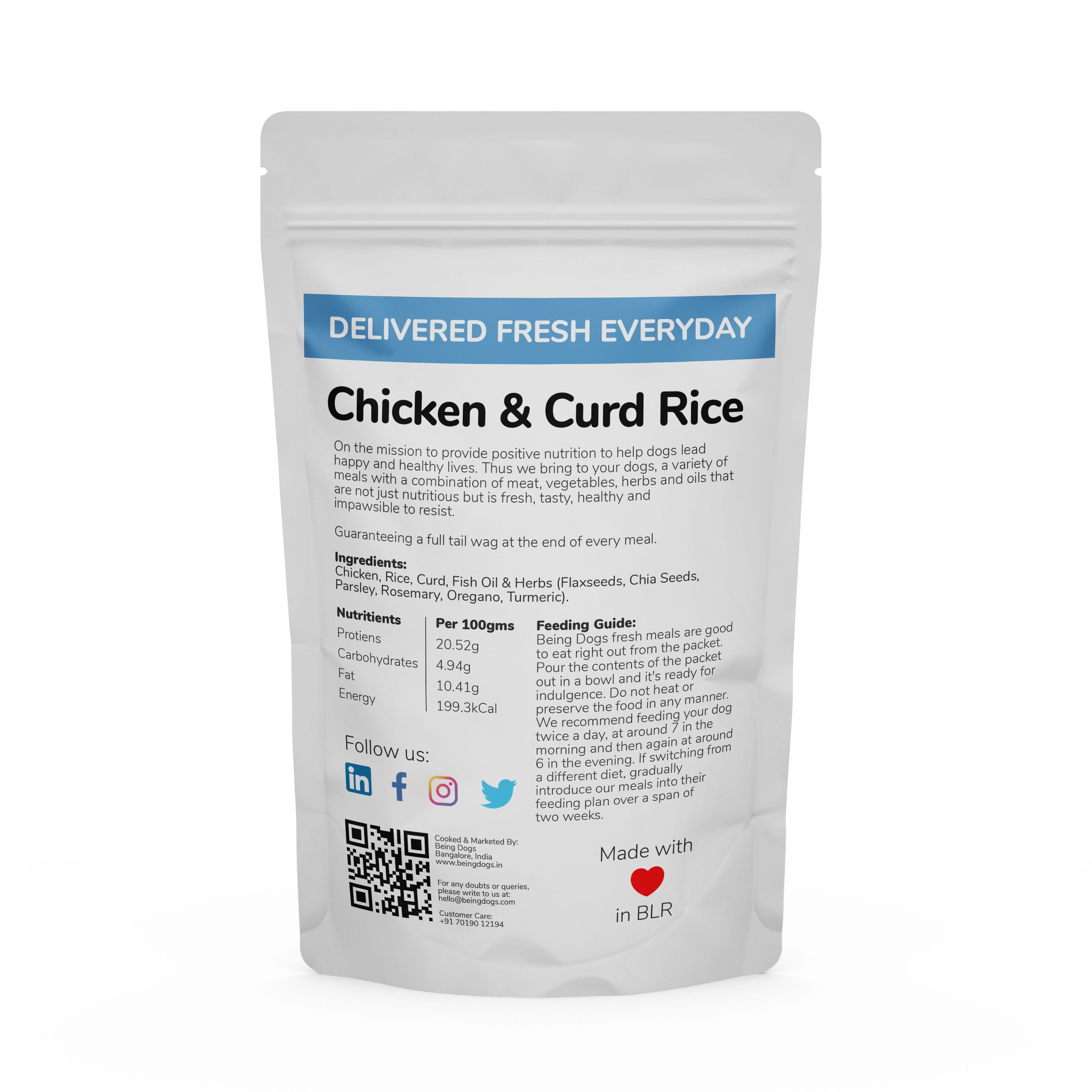 Curd rice for store dogs